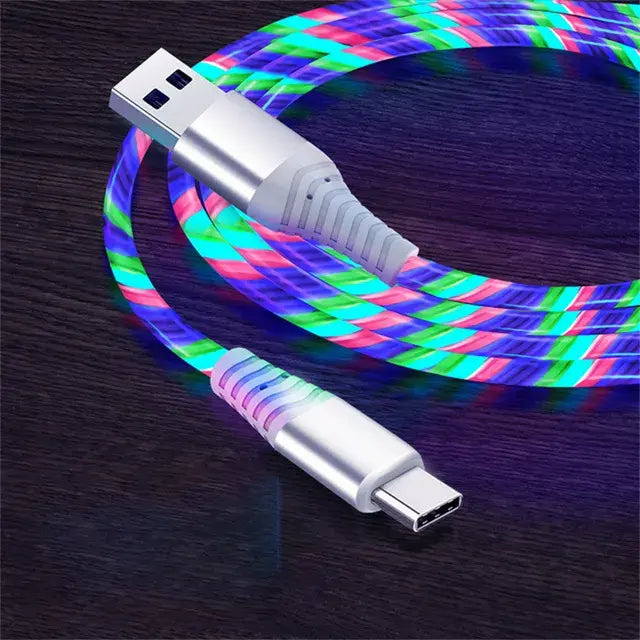 Fast Charging LED USB C Cable