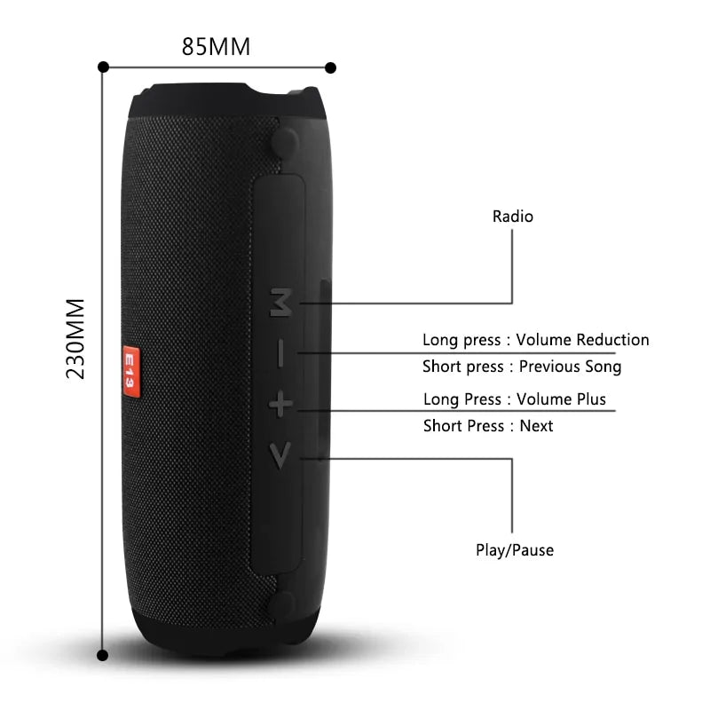 Portable Wireless Bluetooth Speaker