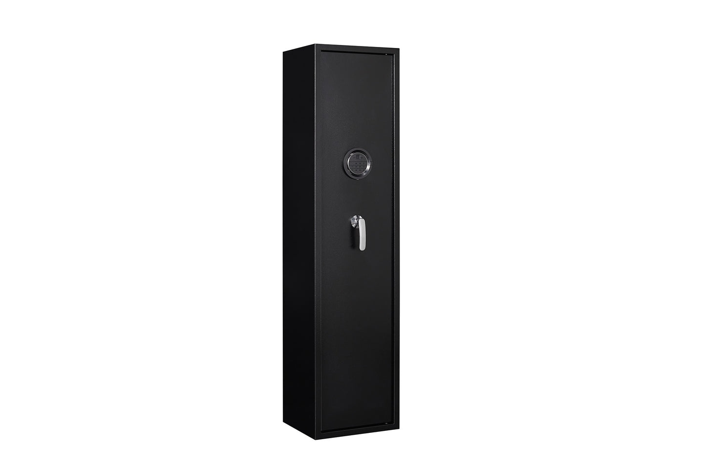 Large Black Steel Gun Cabinet, with Smart Combination Lock