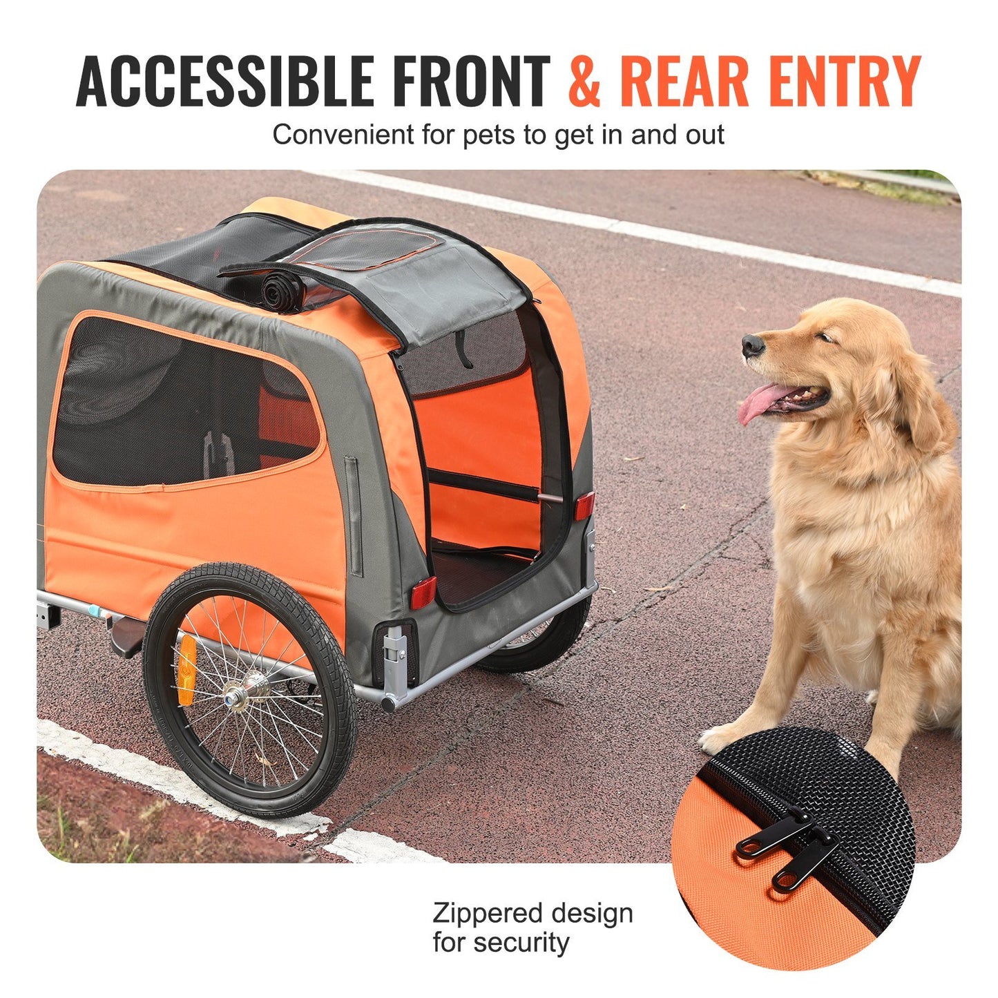 VEVOR Dog Bike Trailer