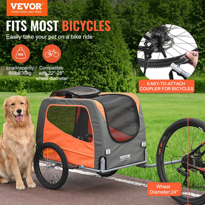 VEVOR Dog Bike Trailer