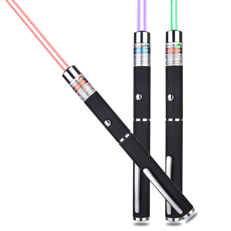 3 Packs 900Mile Laser Pointer Pen Green Blue Red Light Visible Beam Lazer